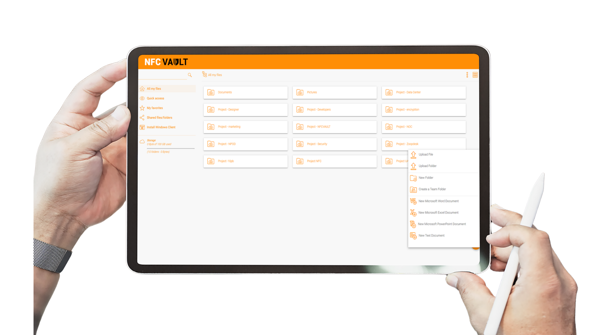 NFC Vault Cloud Storage